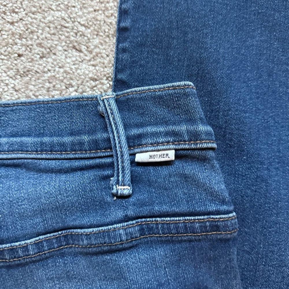 MOTHER Women's Hustler Ankle Fray Jeans Size 27 - Picture 8 of 10
